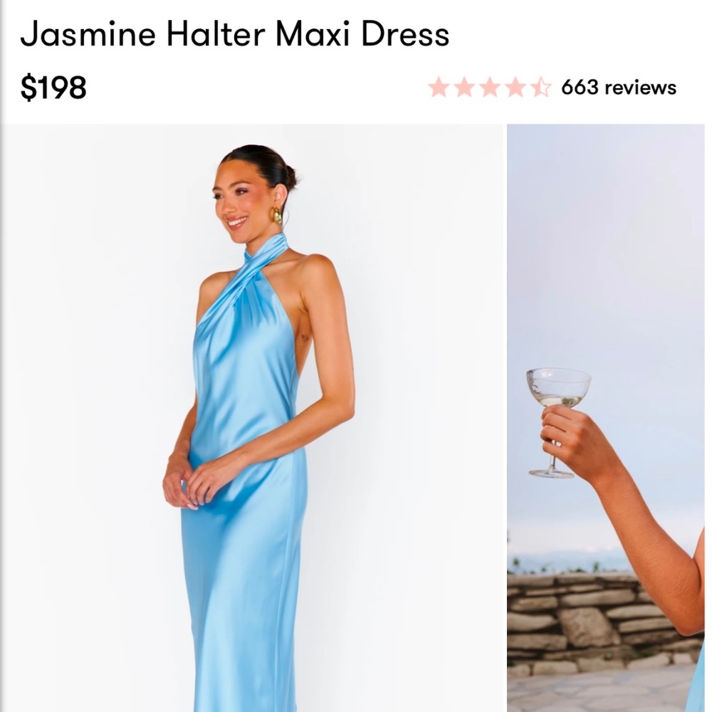 Show Me Your Mumu Jasmine Halter Maxi Dress